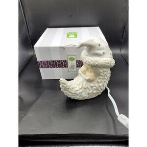 Scentsy Warmer SANTA SLUMBER White frosted Holiday Ceramic Open Box, New